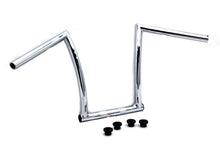Load image into Gallery viewer, 13 Chrome ChiZeled Z-Bar Handlebar with Indents 1980 / UP XL 1984 / 2017 FXST 1980 / UP FLT 1980 / UP FLT