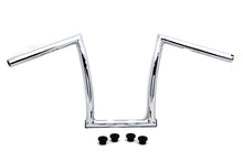 Load image into Gallery viewer, 13 Chrome ChiZeled Z-Bar Handlebar with Indents 1980 / UP XL 1984 / 2017 FXST 1980 / UP FLT 1980 / UP FLT