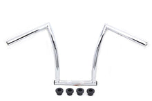 Load image into Gallery viewer, 15&quot; Chrome ChiZeled Z-Bar Handlebar with Indents 1980 / UP XL 1984 / 2017 FXST 1980 / UP FLT 1980 / UP FLT