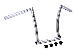 17" Chrome ChiZeled Z-Bar Handlebar with Indents 1980 / UP XL 1984 / 2017" FXST 1980 / UP FLT 1980 / UP FLT