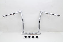 Load image into Gallery viewer, 17&quot; Chrome ChiZeled Z-Bar Handlebar with Indents 1980 / UP XL 1984 / 2017&quot; FXST 1980 / UP FLT 1980 / UP FLT