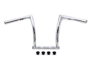 17" Chrome ChiZeled Z-Bar Handlebar with Indents 1980 / UP XL 1984 / 2017" FXST 1980 / UP FLT 1980 / UP FLT