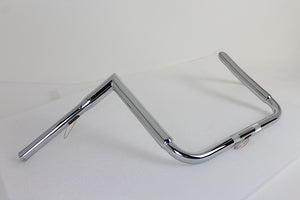 12" Chrome ChiZeled Z-Bar Handlebar without Indents 2014 / UP FLH 2014 / UP FLHX 2014 / UP FLHTCUTG 2014 / UP FLHTK