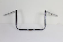 Load image into Gallery viewer, 12&quot; Chrome ChiZeled Z-Bar Handlebar without Indents 2014 / UP FLH 2014 / UP FLHX 2014 / UP FLHTCUTG 2014 / UP FLHTK