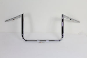 12" Chrome ChiZeled Z-Bar Handlebar without Indents 2014 / UP FLH 2014 / UP FLHX 2014 / UP FLHTCUTG 2014 / UP FLHTK