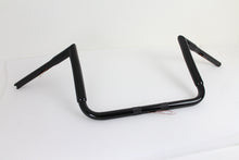Load image into Gallery viewer, 12&quot; Black ChiZeled Z-Bar Handlebar without Indents 2014 / UP FLH 2014 / UP FLHX 2014 / UP FLHTCUTG 2014 / UP FLHTK