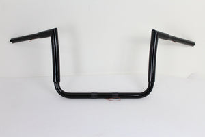 12" Black ChiZeled Z-Bar Handlebar without Indents 2014 / UP FLH 2014 / UP FLHX 2014 / UP FLHTCUTG 2014 / UP FLHTK