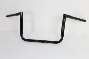12" Black ChiZeled Z-Bar Handlebar without Indents 2014 / UP FLH 2014 / UP FLHX 2014 / UP FLHTCUTG 2014 / UP FLHTK