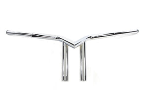 Flying V-Bar Handlebar with Indents 1982 / 1984 FL 1982 / 1984 FX 1982 / UP XL 1986 / 2017 FLST 1984 / 2017 FXST 1982 / 1994 FXR 1982 / 1994 FXR 1991 / 2017 FXD 1982 / 2007 FLT 1982 / 2007 FLT