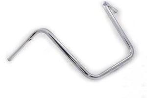 18" Rhino Ape Hanger Handlebar with Indents Chrome 0 /  Custom application for use with 1-1/4" risers"