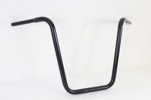 19-1/2" Rhino Ape Hanger Handlebar with Indents Black 0 /  Custom application for use with 1-1/4" risers"