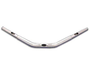 5-1/2" Drag Replica Handlebar with Indents Chrome 0 /  Custom application for use with 1-1/4" risers"