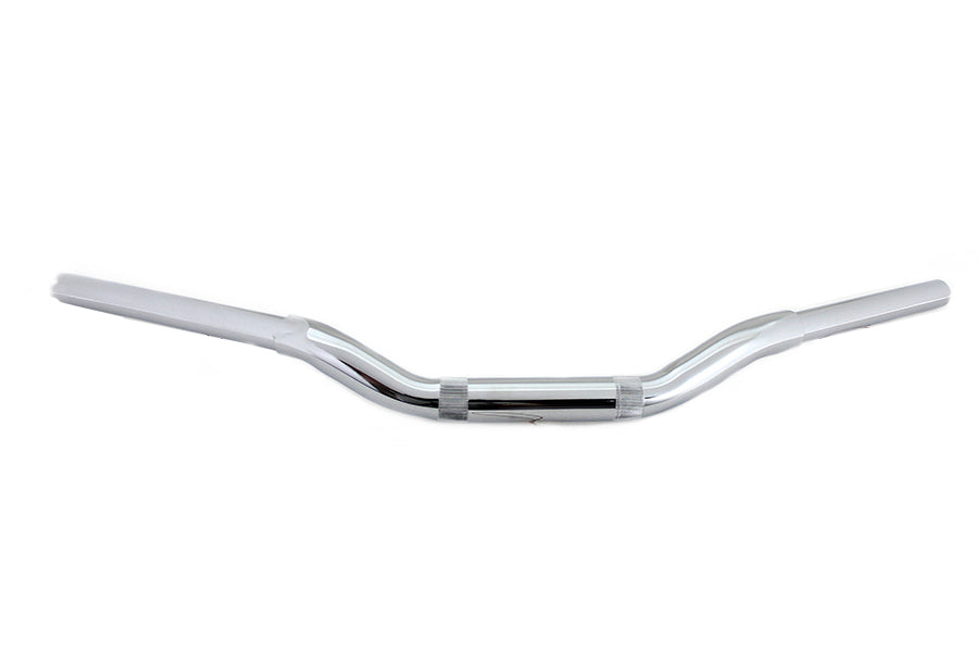 2 Drag Handlebar without Indents Chrome 0 /  Custom application for use with 1-1/4