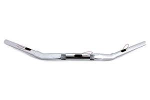 2 Drag Handlebar without Indents Chrome 0 /  Custom application for use with 1-1/4" risers"