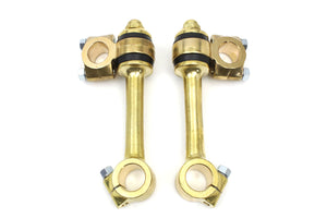 Polished Replica 5-1/2" Flander Riser Set 0 /  Custom application for 1 handlebars"