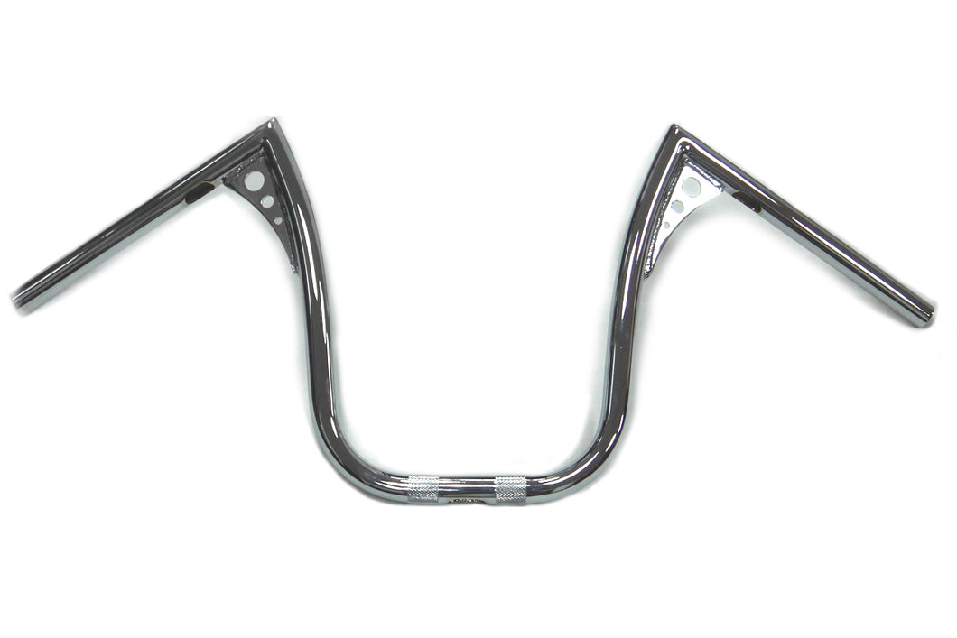 13 Chrome Z-Bar Handlebar with Wiring Slots 1982 / UP FLT 1982 / UP FX 1982 / UP XL 1986 / 2017 FLST 1984 / 2017 FXST 1982 / UP FXR 1982 / UP FXR 1991 / 2017 FXD 1982 / UP FLT