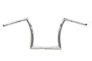 14" Z Handlebar with Indents Chrome 1984 / 2017 FXST 1986 / 2017 FLST