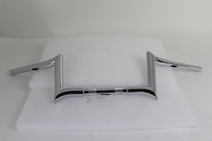 8 Chrome Z-Bar Handlebar with Indents 1982 / 1984 FL 1982 / 1984 FX 1985 / UP XL 1986 / 2017 FLST 1984 / 2017 FXST 1991 / 2017 FXD 1984 / 1994 FXR