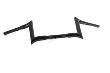 Load image into Gallery viewer, 8 Black Z-Bar Handlebar with Indents 1982 / 1984 FL 1982 / 1984 FX 1985 / UP XL 1986 / 2017 FLST 1984 / 2017 FXST 1991 / 2017 FXD 1984 / 1994 FXR