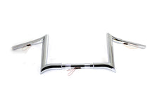 Load image into Gallery viewer, 10&quot; Chrome Z-Bar Handlebar with Indents 1982 / 1984 FL 1982 / 1984 FX 1985 / UP XL 1986 / 2017 FLST 1984 / 2017 FXST 1991 / 2017 FXD 1984 / 1994 FXR