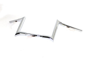 10" Chrome Z-Bar Handlebar with Indents 1982 / 1984 FL 1982 / 1984 FX 1985 / UP XL 1986 / 2017 FLST 1984 / 2017 FXST 1991 / 2017 FXD 1984 / 1994 FXR