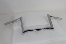 Load image into Gallery viewer, 10&quot; Chrome Z-Bar Handlebar with Indents 1982 / 1984 FL 1982 / 1984 FX 1985 / UP XL 1986 / 2017 FLST 1984 / 2017 FXST 1991 / 2017 FXD 1984 / 1994 FXR