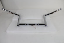 Load image into Gallery viewer, 10&quot; Chrome Z-Bar Handlebar with Indents 1982 / 1984 FL 1982 / 1984 FX 1985 / UP XL 1986 / 2017 FLST 1984 / 2017 FXST 1991 / 2017 FXD 1984 / 1994 FXR