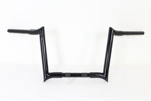 Load image into Gallery viewer, 12&quot; Black Z-Bar Handlebar with Indents 1982 / 1984 FL 1982 / 1984 FX 1985 / UP XL 1986 / 2017 FLST 1984 / 2017 FXST 1991 / 2017 FXD 1984 / 1994 FXR