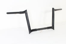 Load image into Gallery viewer, 12&quot; Black Z-Bar Handlebar with Indents 1982 / 1984 FL 1982 / 1984 FX 1985 / UP XL 1986 / 2017 FLST 1984 / 2017 FXST 1991 / 2017 FXD 1984 / 1994 FXR