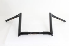 Load image into Gallery viewer, 14&quot; Black Z-Bar Handlebar with Indents 1982 / 1984 FL 1982 / 1984 FX 1985 / UP XL 1986 / 2017 FLST 1984 / 2017 FXST 1991 / 2017 FXD 1984 / 1994 FXR