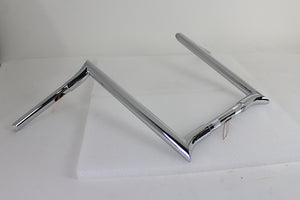 16" Chrome Z-Bar Handlebar with Indents 1982 / 1984 FL 1982 / 1984 FX 1985 / UP XL 1986 / 2017 FLST 1984 / 2017 FXST 1991 / 2017 FXD 1984 / 1994 FXR
