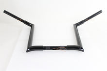 Load image into Gallery viewer, 16&quot; Black Z-Bar Handlebar with Indents 1982 / 1984 FL 1982 / 1984 FX 1985 / UP XL 1986 / 2017 FLST 1984 / 2017 FXST 1991 / 2017 FXD 1984 / 1994 FXR