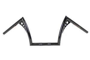 10" Z-Bar Handlebar with Wiring Indents and Holes Black 1982 / 1984 FL 1982 / 1984 FX 1982 / UP XL 1986 / 2017 FLST 1984 / 2017 FXST 1982 / 1994 FXR 1982 / 1994 FXR 1991 / 2017 FXD