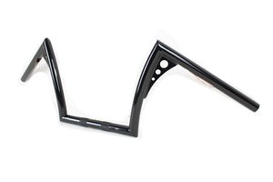10" Z-Bar Handlebar with Wiring Indents and Holes Black 1982 / 1984 FL 1982 / 1984 FX 1982 / UP XL 1986 / 2017 FLST 1984 / 2017 FXST 1982 / 1994 FXR 1982 / 1994 FXR 1991 / 2017 FXD