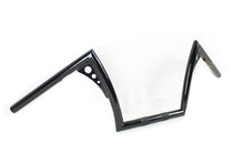 Load image into Gallery viewer, 10&quot; Z-Bar Handlebar with Wiring Indents and Holes Black 1982 / 1984 FL 1982 / 1984 FX 1982 / UP XL 1986 / 2017 FLST 1984 / 2017 FXST 1982 / 1994 FXR 1982 / 1994 FXR 1991 / 2017 FXD