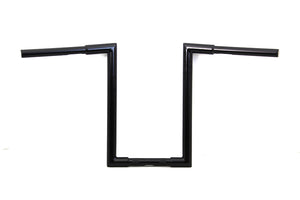 14" Fatty 'Z' Bar Handlebar without Indents Black 1974 / 1981 FL 1974 / 1981 FX 1974 / 1981 XL