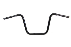 14-1/2" Rhino Ape Hanger Handlebar with Indents Black 0 /  Custom application for use with 1-1/4" risers"