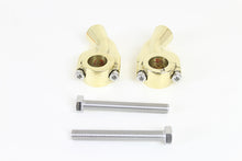 Load image into Gallery viewer, 1&quot; Smooth Pullback Riser Set Brass Sand 0 / Custom application