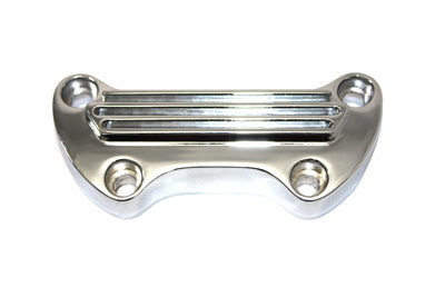 Finned Riser Top Clamp Chrome 1973 / 1984 FX 1982 / 1994 FXR 1982 / 1994 FXR 1984 / UP FXST 1974 / UP XL