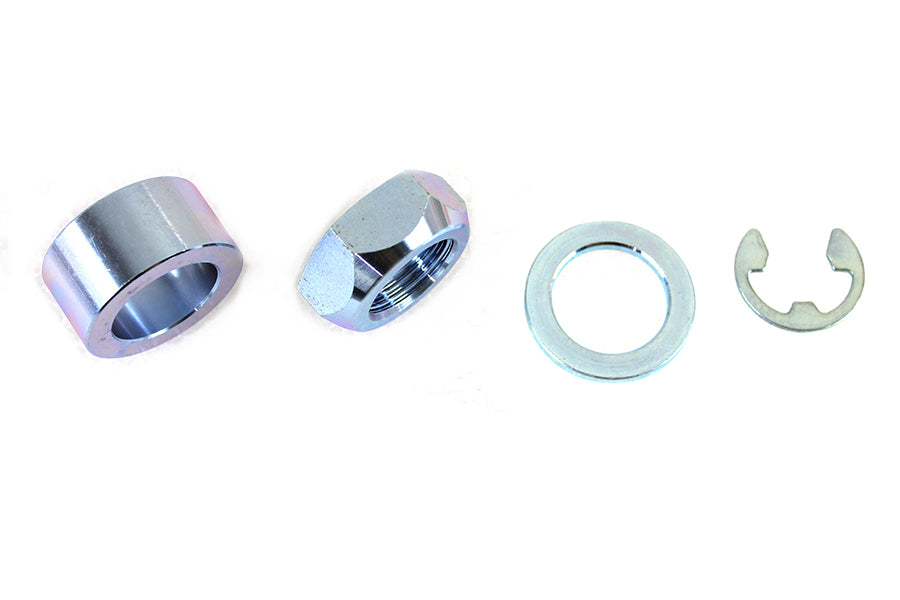 Rear Axle Spacer Kit Smooth Style Bright Zinc 2008 / UP FLT