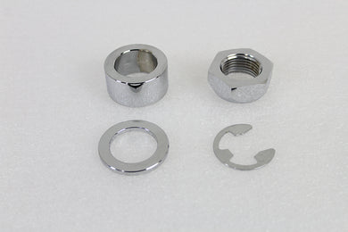 Rear Axle Spacer Set Smooth Style Chrome 2008 / UP FLT Rear Fitment with 1 Axle