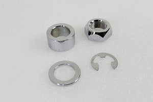 Rear Axle Spacer Set Smooth Style Chrome 2008 / UP FLT Rear Fitment with 1 Axle"