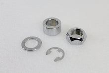 Load image into Gallery viewer, Rear Axle Spacer Set Smooth Style Chrome 2008 / UP FLT Rear Fitment with 1 Axle&quot;