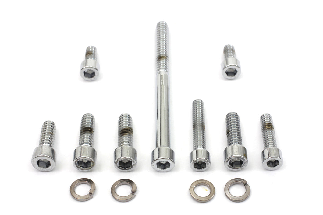 Chrome Carburetor Allen Screw Kit 0 /  Replacement application for Super E