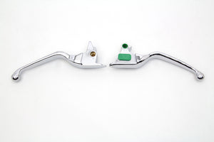 Chrome Smooth Wide Hand Lever Set 2015 / 2017 FXSB 2015 / 2017 FLSTN 2015 / 2017 FLSTF 2015 / 2017 FLSTC