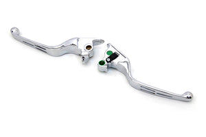 Chrome 3-Slot Wide Hand Lever Set 2015 / 2017 FXSB 2015 / 2017 FLSTN 2015 / 2017 FLSTF 2015 / 2017 FLSTC