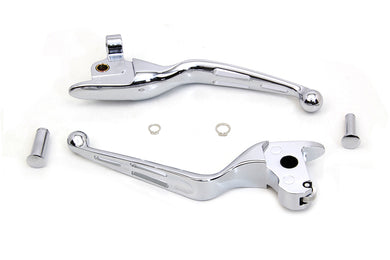 Chrome 3-Slot Wide Hand Lever Set 2014 / 2016 FLT