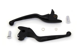 Matte Black 3-Slot Wide Hand Lever Set 2014 / 2016 FLT