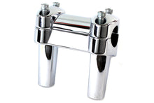 Load image into Gallery viewer, 4.1 Fat Riser Kit Chrome 0 /  Custom application for 1-1/4&quot; handlebars&quot;