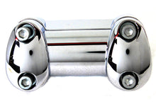 Load image into Gallery viewer, 4.1 Fat Riser Kit Chrome 0 /  Custom application for 1-1/4&quot; handlebars&quot;